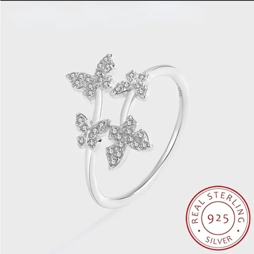 STERLING SILVER BUTTERFLY 🦋 RING